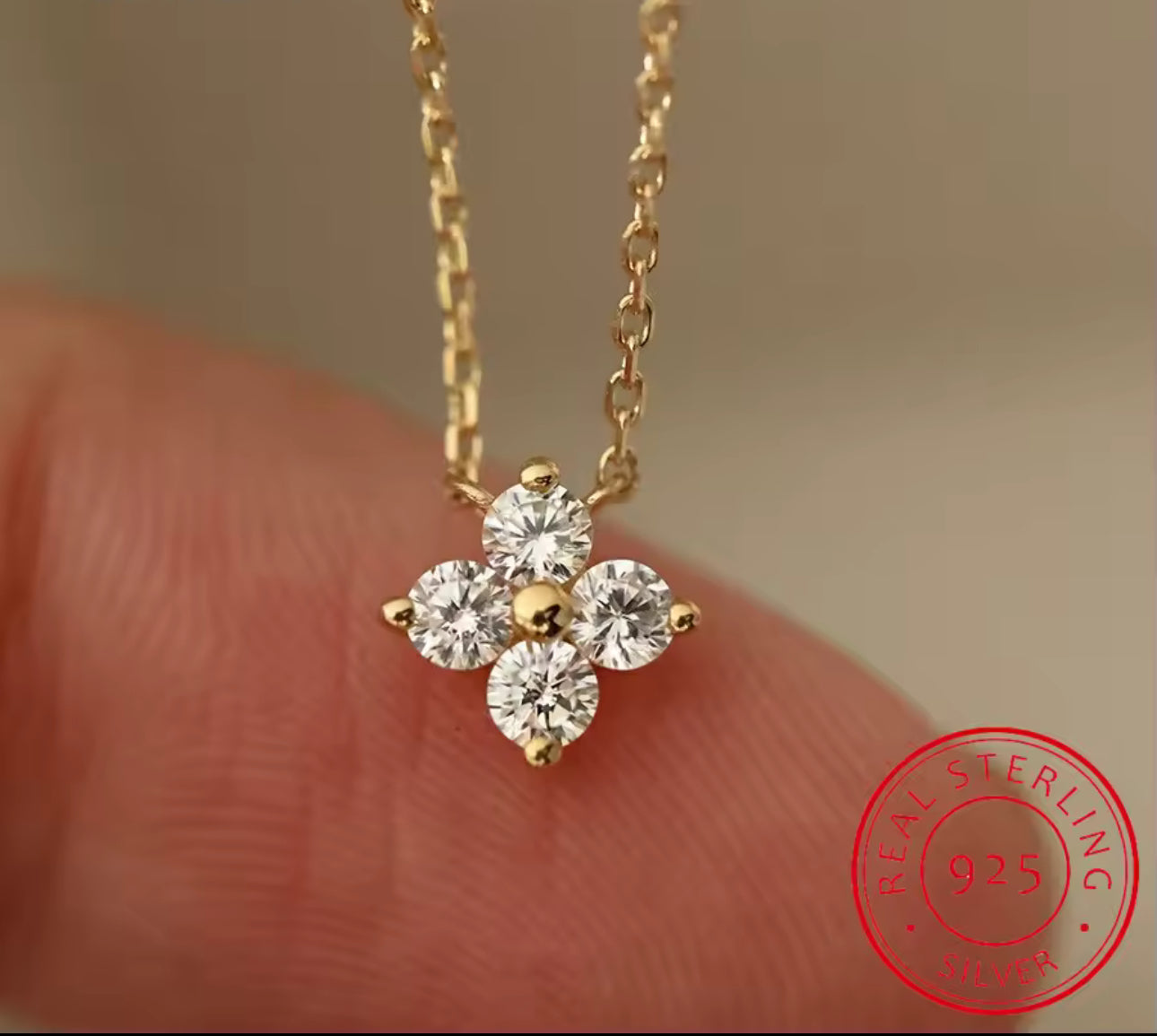 Single Flower Necklace