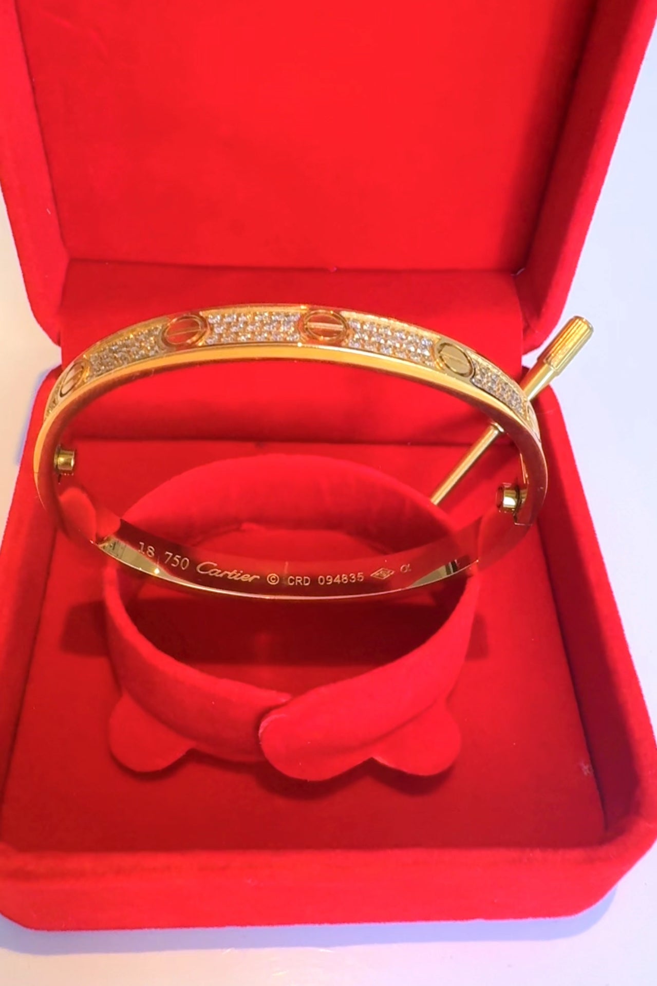 Love Bangle Bracelet 18cm