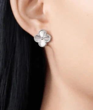 CLOVER STUD EARRINGS, VARIOUS COLOURS AVAILABLE