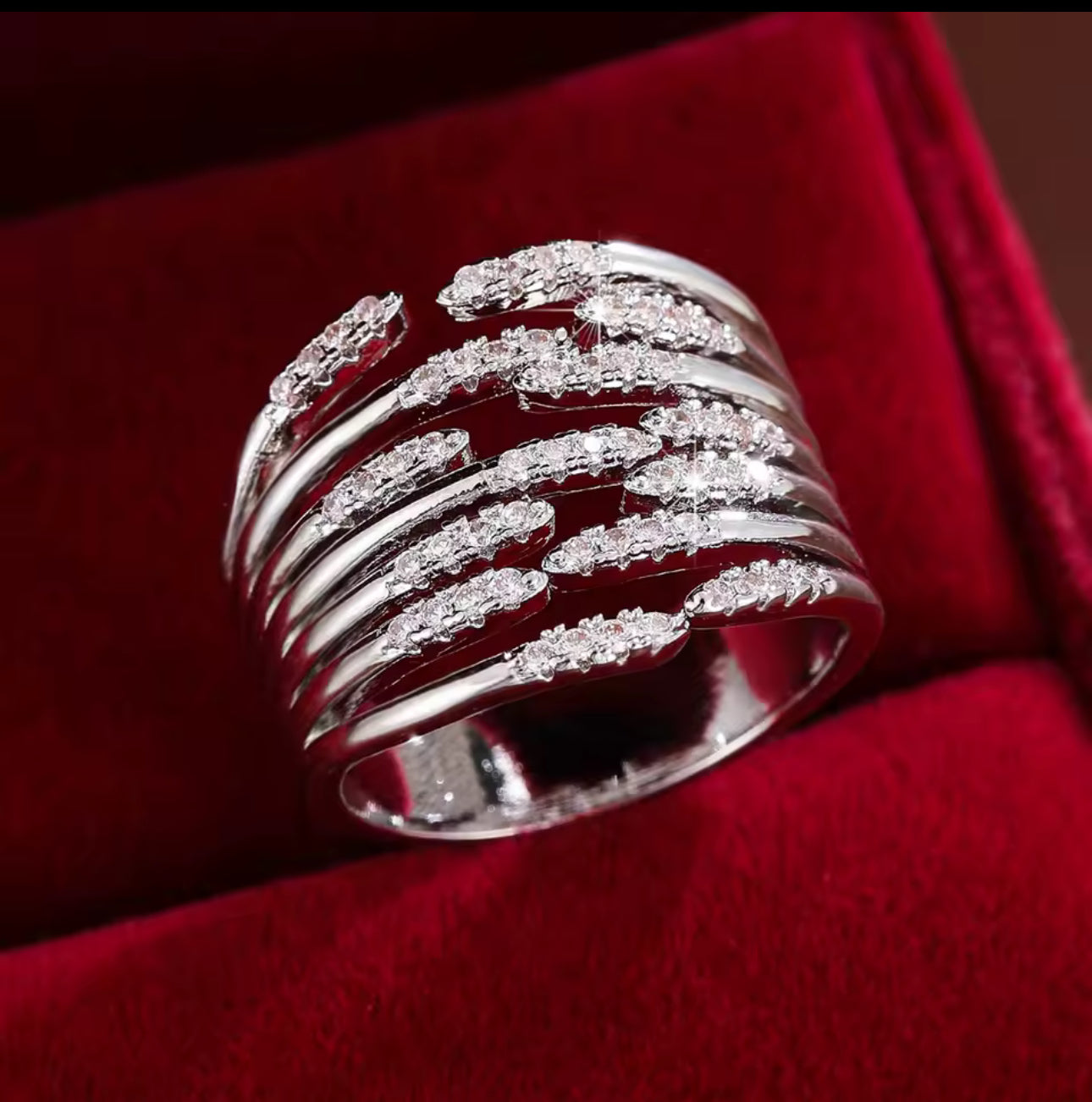 Multi Layers Adjustable Ring