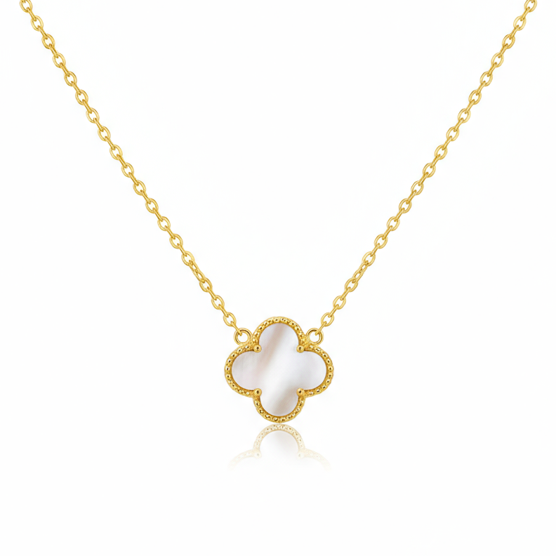 Single Clover Necklace, Various Colours Available