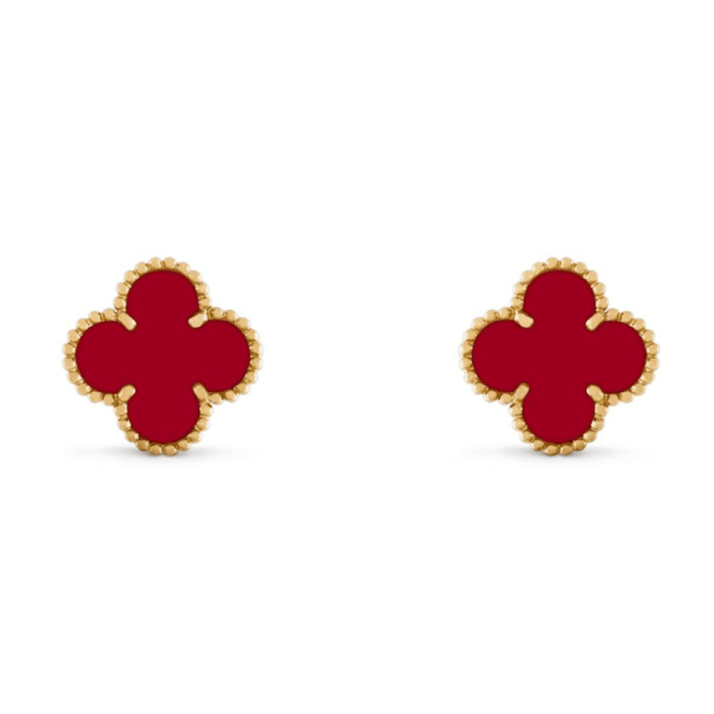 CLOVER STUD EARRINGS, VARIOUS COLOURS AVAILABLE