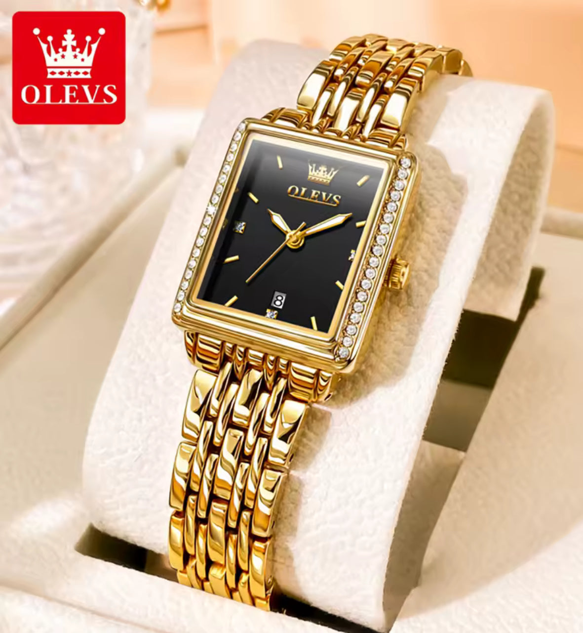 Waterproof Luxuries Design Watch for Women, Adjustable