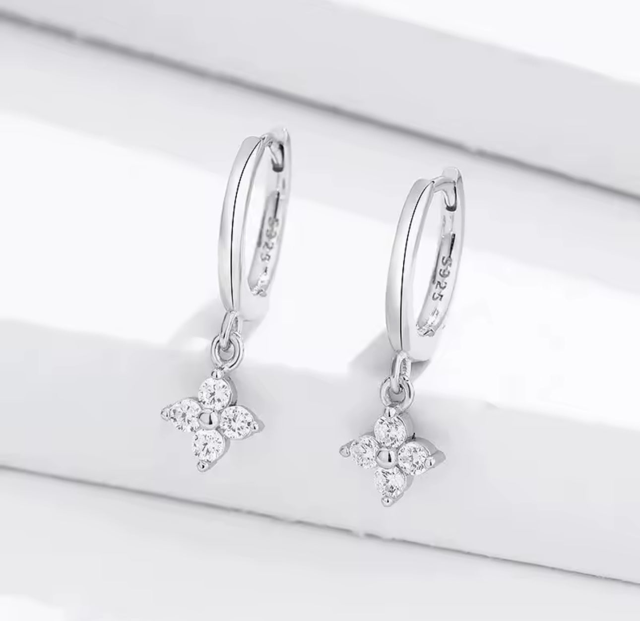 S925 18k Gold Plated Hoop Earrings