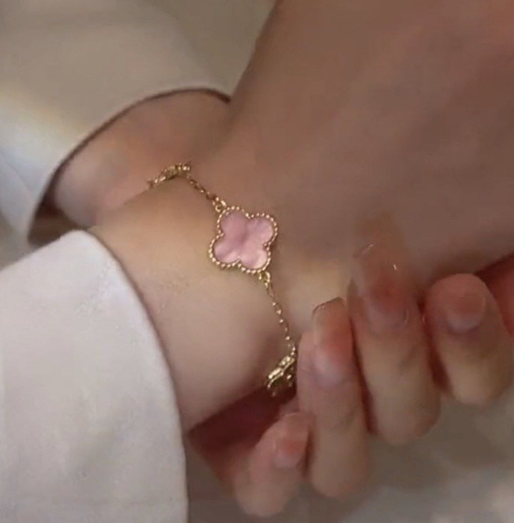 CLOVER BRACELET, VARIOUS Colours AVAILABLE