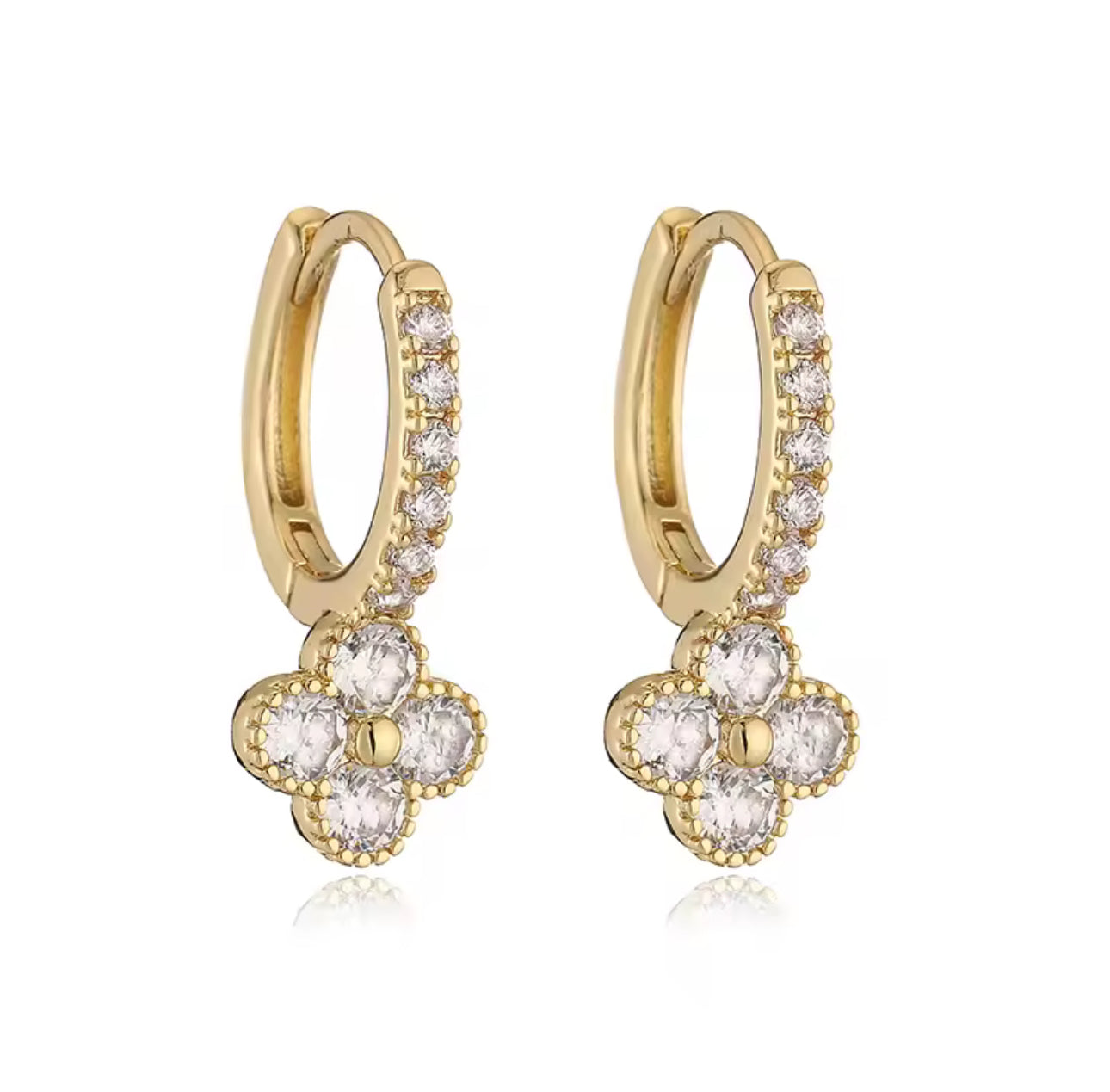 Zircon Flower Stud Eatings