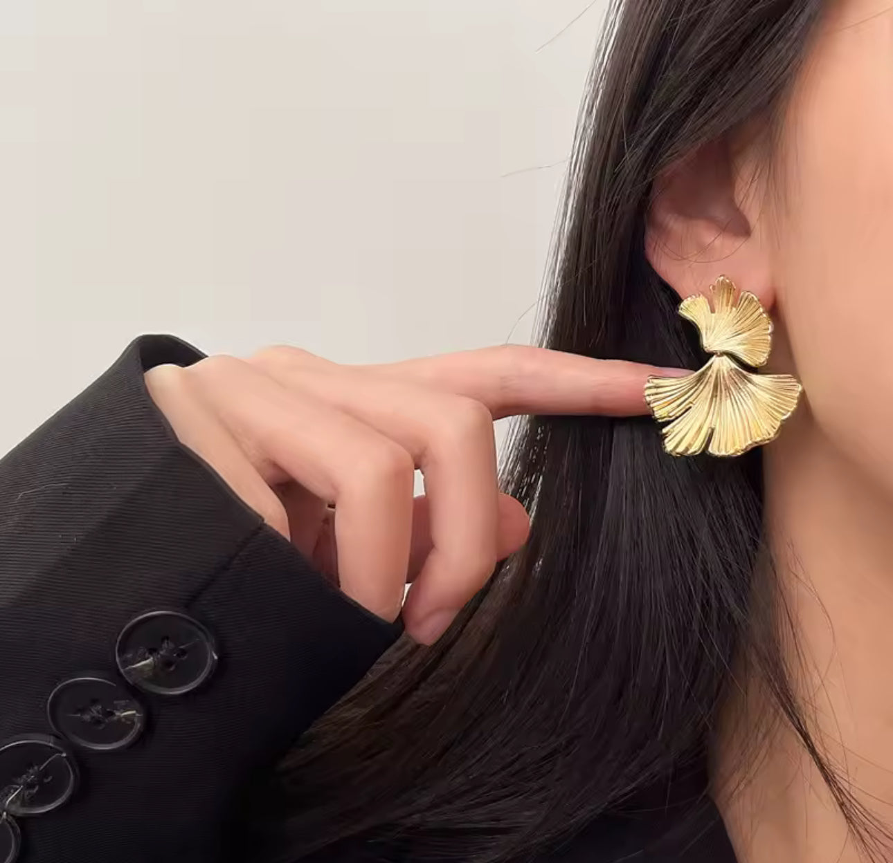 Ginkgo Leaf Earrings