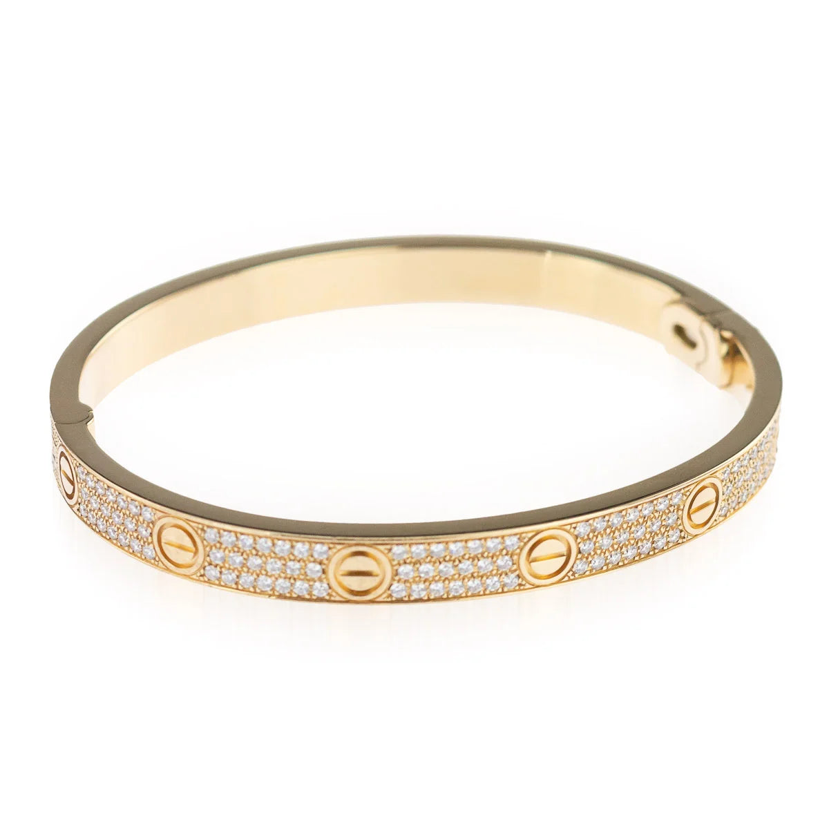 Iced Love Bangle Bracelet