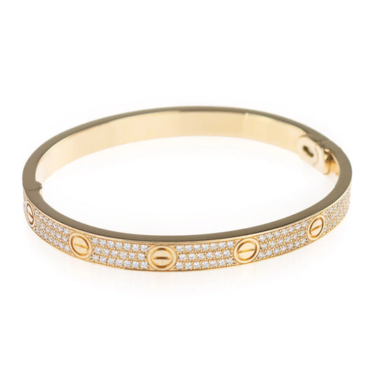 Iced Love Bangle Bracelet