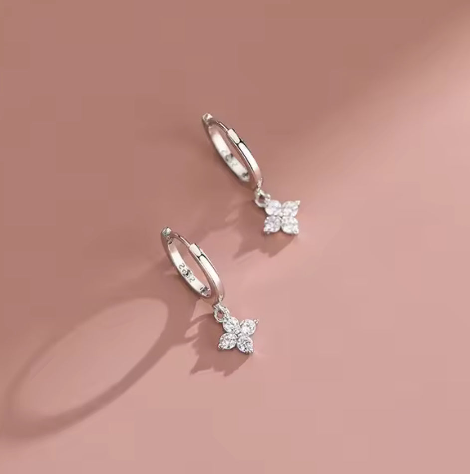 S925 18k Gold Plated Hoop Earrings