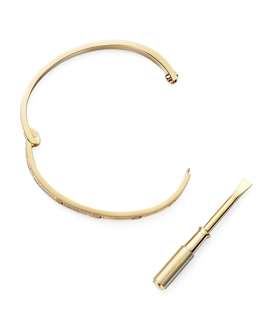 Iced Love Bangle Bracelet