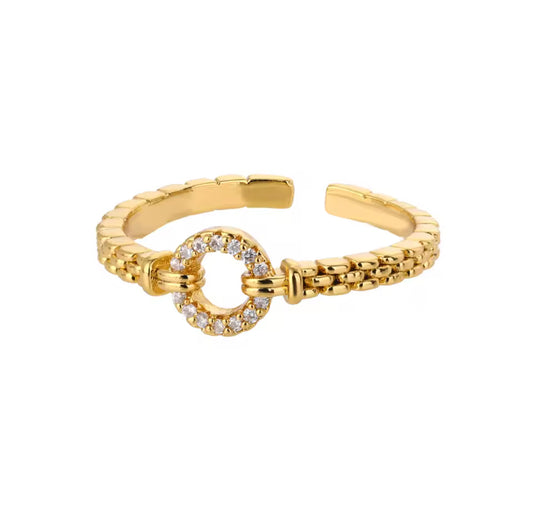 Chain Design Adjustable Ring