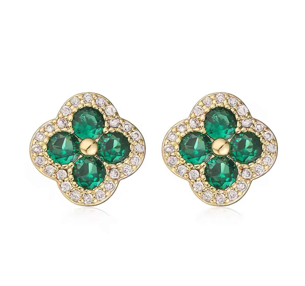 Zircon Flower Stud Eatings