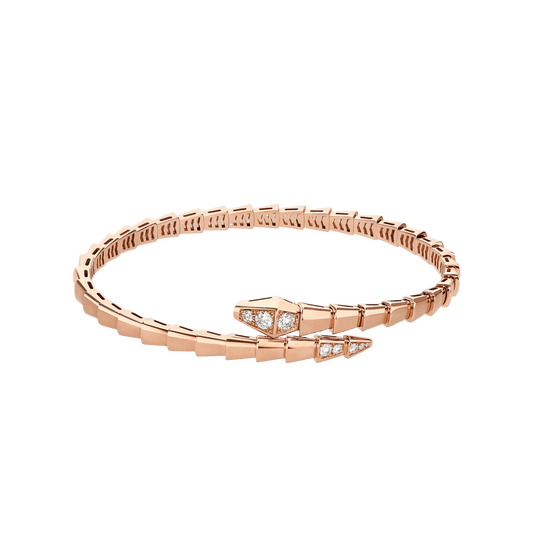 Rose Gold Snake Design Bracelet