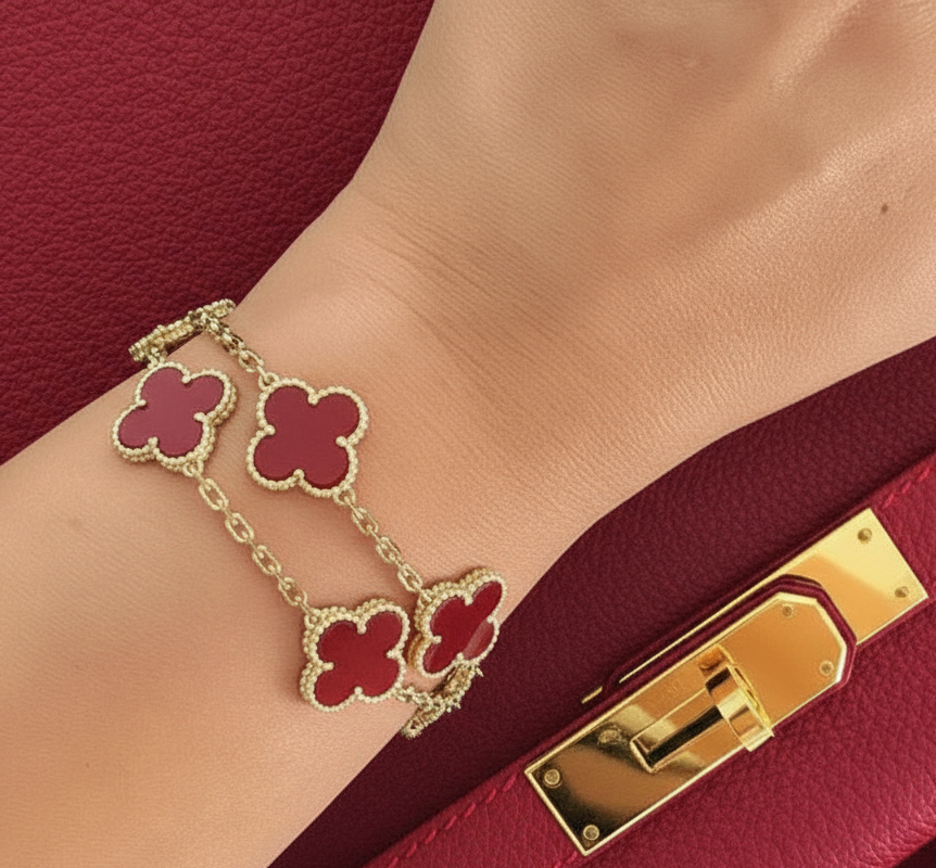 CLOVER BRACELET, VARIOUS Colours AVAILABLE