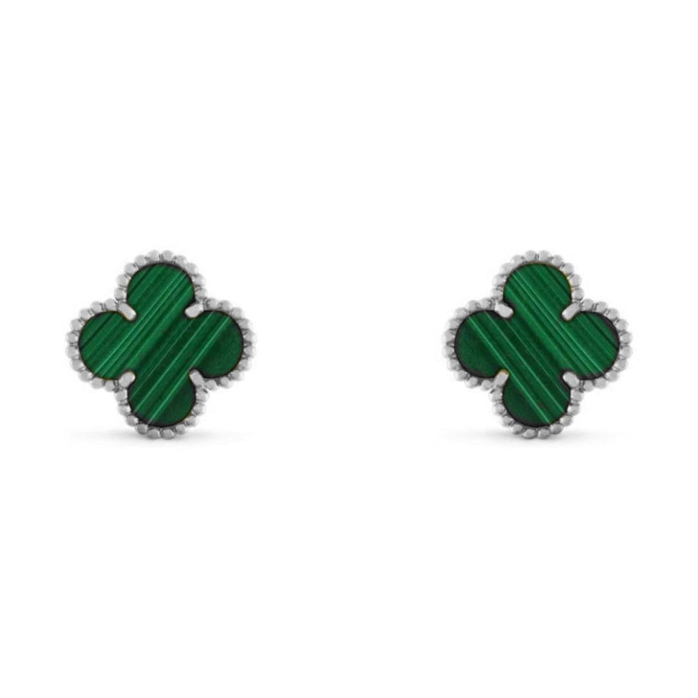 CLOVER STUD EARRINGS, VARIOUS COLOURS AVAILABLE