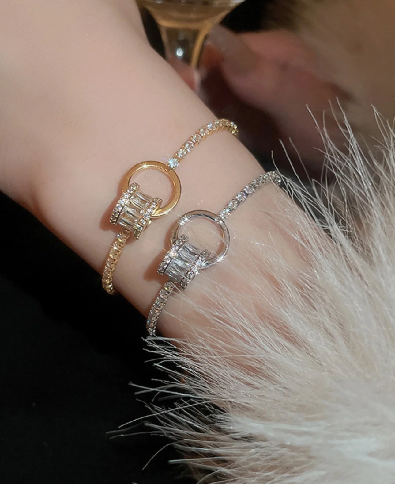 Zircon Stone Adjustable Bracelet