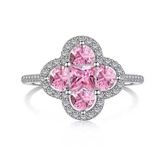 S925 Clover Ring