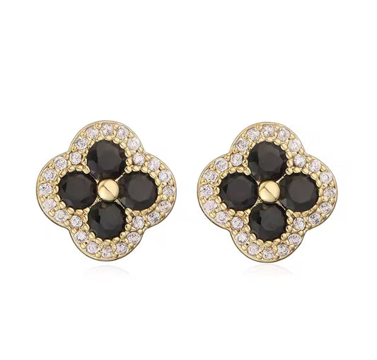 Zircon Flower Stud Eatings