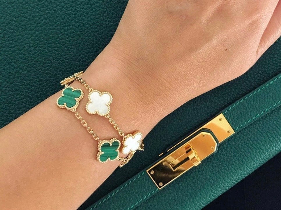 CLOVER BRACELET, VARIOUS Colours AVAILABLE