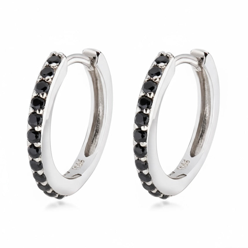 S925 Silver 18k Gold Plated Hoop Earrings