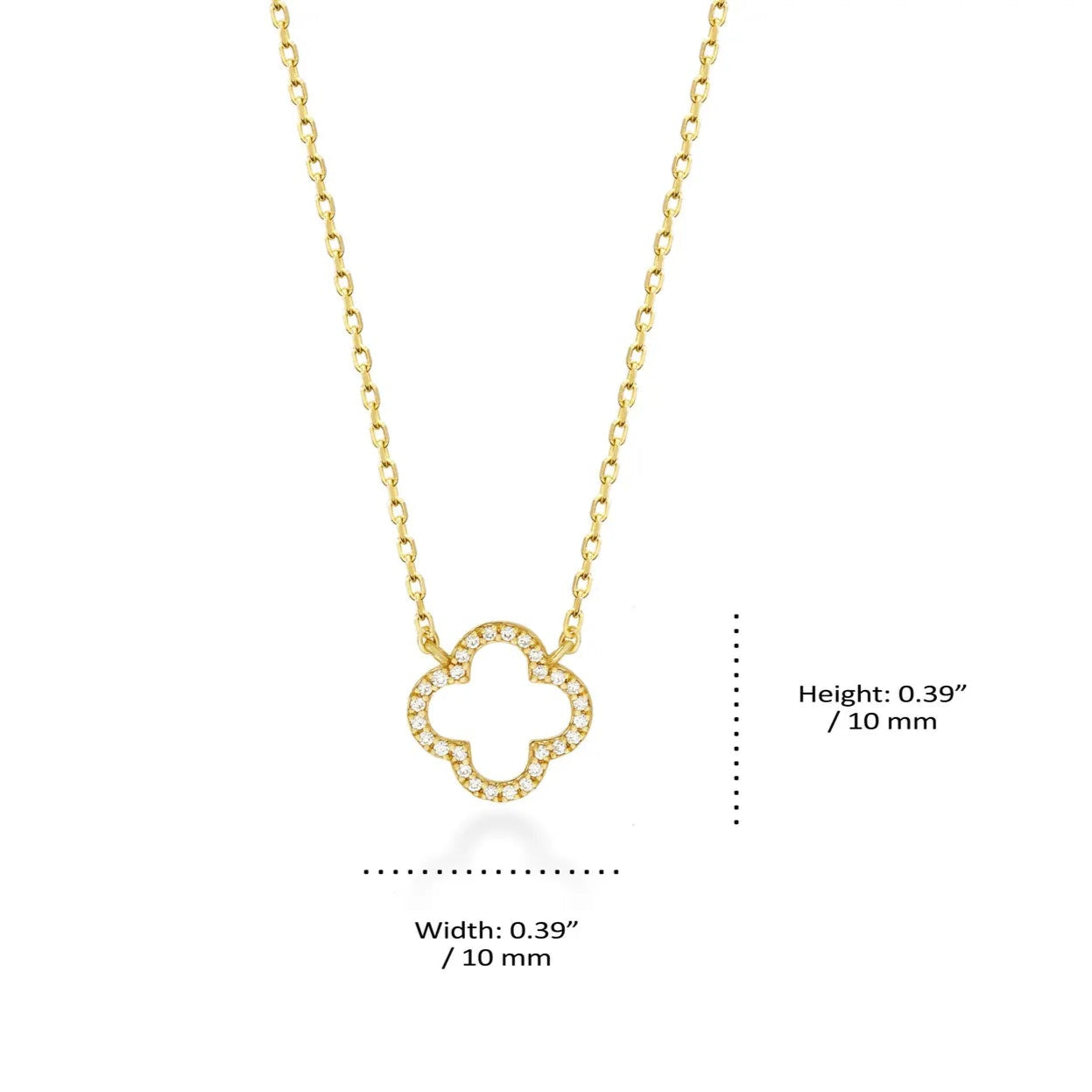 Single Clover Leaf Necklace